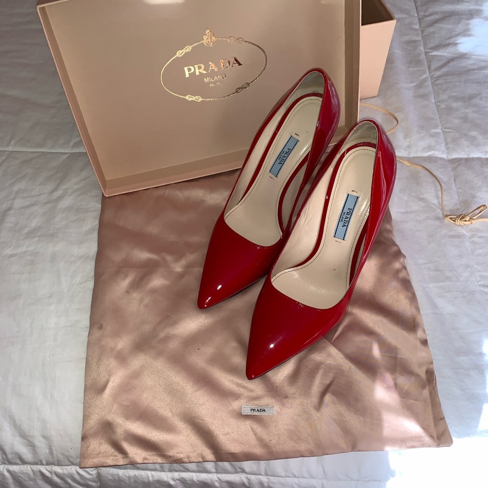 Prada Vernice Basic Rosso - image 3